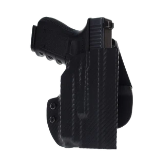 OWB KYDEX PADDLE HOLSTER for Handguns with a INFORCE APLc - Black Carbon Fiber - Picture 1 of 6