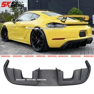 Kits difusores de parachoques trasero FRP sin pintar para Porsche 718 982 Boxster Cayman - Imagen 1 de 12