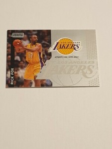 2000-01 Topps Stadium Club Game-Worn Jersey Rick Fox - Los Angeles Lakers