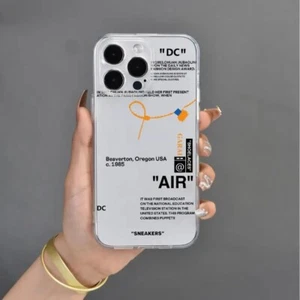 Street Style Printed Mobile Phone Protective Case Transparent and Black - Picture 1 of 23