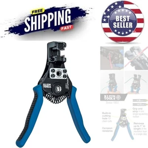 Klein Automatic Wire Cutter and Stripper, 8-20 AWG Solid – Trusted Quality Tool - Picture 1 of 10
