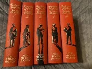 Collected Short Stories Rudyard Kipling Folio Society 5 Volumes 2005 No Slipcase - Picture 1 of 6