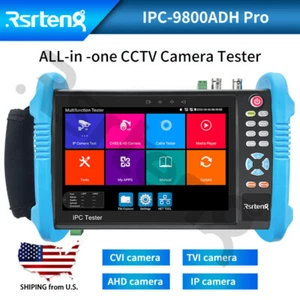 Rsrteng IPC-9800ADH Pro CCTV Camera tester 8K IPC 4K 8MP AHD CVI TVI POE WIFI - Picture 1 of 12