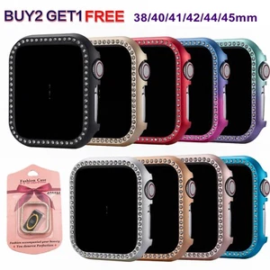 Bling Case do Apple Watch Series 10 9 8 7 SE 6 iWatch 45/44/42/41/40/38mm Cover - Zdjęcie 1 z 26
