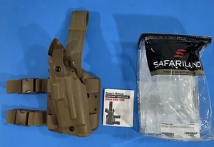 SAFARILAND 6304 ALS SLS TACTICAL THIGH LEG HOLSTER GLOCK 17 22 31 w/ LIGHT LH - Picture 1 of 6