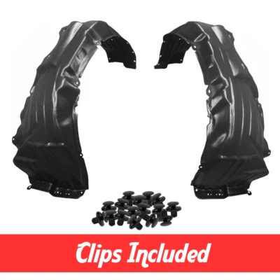 Driver & Passenger Side Fender Liner Set w/ Clips For 2011-2014 Toyota Sienna — 第 1/4 张图片