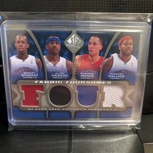 SP Juego Usado Tela Foursomes Nivel 2009/125 Stuckey Allen Iverson Wallace - Imagen 1 de 5