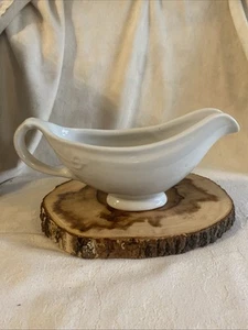 Vintage Tepco White Gravy Sauce Bowl Boat Restaurant Ware Serving Dish 1950 - Picture 1 of 7
