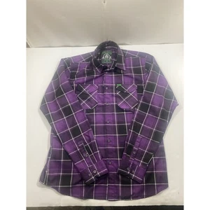 Camisa Dixxon Flannel Company The Regan púrpura a cuadros manga larga XLT - Imagen 1 de 13