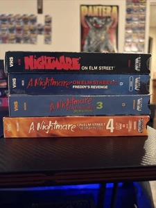 A Nightmare On Elm Street VHS 1-4 Set - Picture 1 of 1