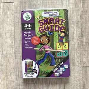 Quantum Pad LeapFrog Smart Guide To 4th Grade LeapPad Book Game New - Picture 1 of 2
