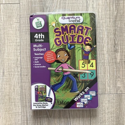 Quantum Pad LeapFrog Smart Guide To 4th Grade LeapPad Book Game New - Image 1 of 2