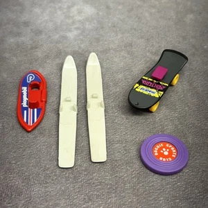 Playmobil Sports Equipment- Skis, Snowboard, Frisbee, Skateboard - Picture 1 of 5