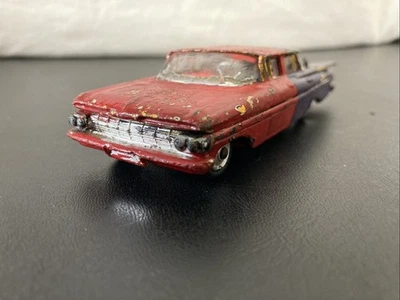 Chevrolet Impala Taxi 1959 De Colección Junkyard Corgi Toys Hecho en GT Gran Bretaña Foto 1 de 4
