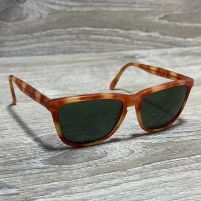 Óculos de sol Guess 55-16-145 marrom tartaruga verde lentes - Imagem 1 de 4