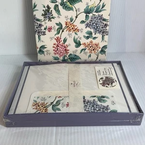 Vintage Hallmark Floral Briefpapier, Umschläge und versiegelt verpackt Set NEU - Bild 1 von 13