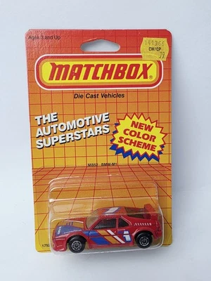 MATCHBOX MB52 BMW M1 NEW ON CARD VERY NICE!!! - Image 1 of 4