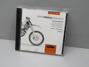 2008-2013 KTM 400-530 XC-W EXC  OEM REPAIR MANUAL DVD - Picture 1 of 2