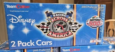 2005 TEAM CALIBER PREFERRED 1:24 & 1:64 SCALE DISNEY DONALD DUCK SEALED CAR SET - Image 1 of 4