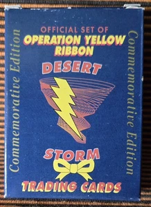 1991 Desert Storm Operation Yellow Ribbon Trading Cards Box Set - Picture 1 of 2