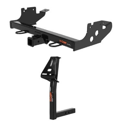 Curt Front Mount Trailer Hitch & Spare Tire Mount for Jeep Wrangler Foto 1 de 4