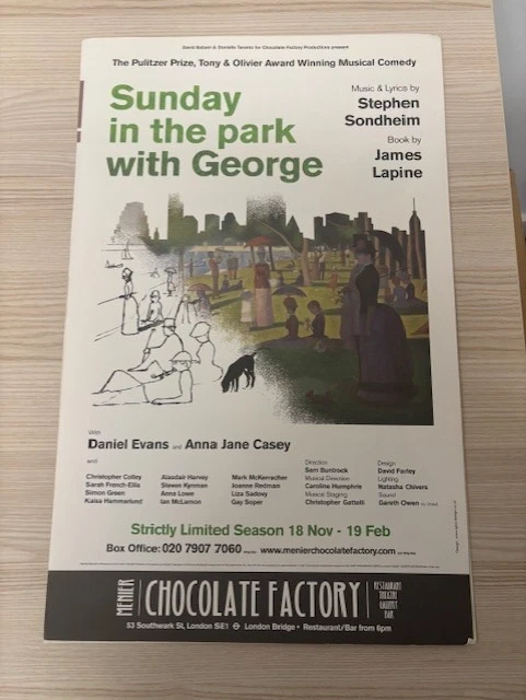Sunday In The Park With George Stephen Sondheim Menier Chocolate Factory - Image 1 of 1