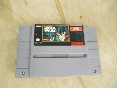 Super Star Wars Super Nintendo SNES Game Cartridge JVC Made in Japan SNS-V4-USA - Image 1 of 4