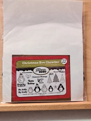 Unity Stamps 22 Christmas Eve Chowder Jillibean Soup Red Rubber Cling Stamp - Image 1 of 2