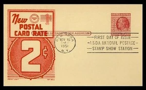 UX38 2c FRANKLIN PC FIRST DAY COVER - CACHET CRAFT - Picture 1 of 2