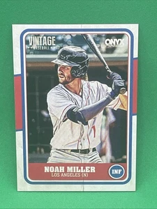 NOAH MILLER 2025 Onyx Vintage BASE CARD Dodgers - Picture 1 of 2