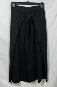 Pantalón Kerisma Doremi Negro Pierna Ancha Fluido Acogedor y Elegante Corbata Alas Frontales/Laterales Pantalones - Imagen 1 de 8