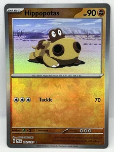 Hippopotas - 052/131 - Master Ball Reverse Holo - Pokemon Prismatic Evolutions - Picture 1 of 2