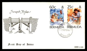 MayfairStamps Bermuda FDC 1994 Hospital Care Anniversary Dual First Day Cover aa - Picture 1 of 2