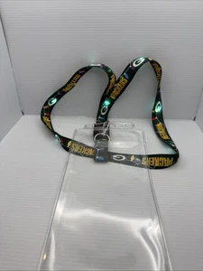 Green Bay Packers Lanyard Light Up ID Badge Holder Lights Up NFL Football Fan - Picture 1 of 2