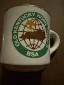Old Kentucky Home Council Boy Scouts of America Mug/ Coffee/Cup BSA Rare OKHC - Picture 1 of 6