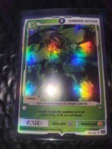 Vcard TCG Awakened Worlds Gamersupps Holo Foil 8 Juniper Actias - Picture 1 of 1