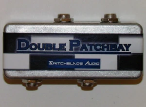 Pedalboard Double Patchbay 2-Channel 1/4" Mono Guitar Bass Pedal Effects Studio - Picture 1 of 4