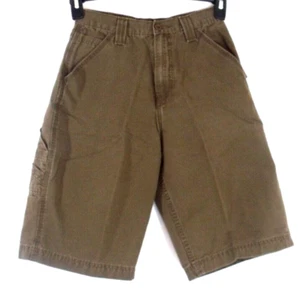 Arizona Boys Carpenter Shorts Brown Size 10 Slim - Picture 1 of 8