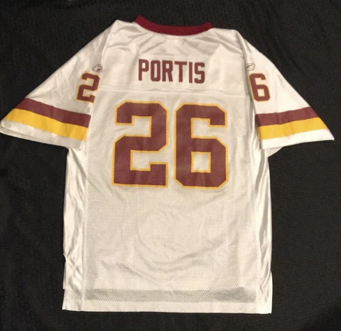 Washington Redskins Clinton Portis Jersey Reebok Men’s Size Medium NFL Cover