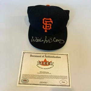 Willie Mccovey Signed Authentic San Francisco Giants Hat With Fleer COA - Picture 1 of 7