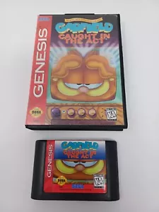 Garfield: Caught in the Act (Sega Genesis, 1995)- NO MANUAL - Picture 1 of 5