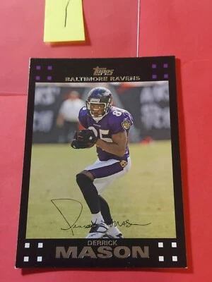 2007 Topps #120 Derrick Mason, cd1 - Image 1 of 4