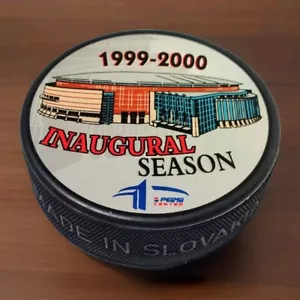 1999 Inaugural Season Colorado Pepsi Avalanche NHL Official Hockey Puck Rare Vtg - Picture 1 of 10