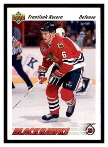 1991-92 Upper Deck #468 FRANTISEK KUCERA Chicago Blackhawks