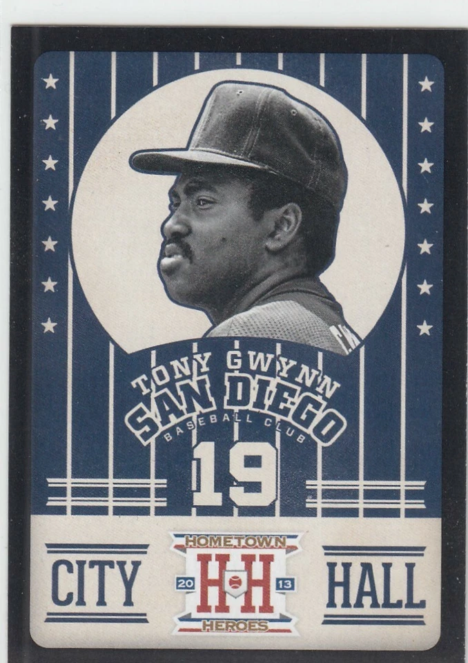 2013 Tony Gwynn Hometown Heroes CITY HALL BLACK BORDER SP #12 - Padres - Image 1 of 1