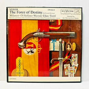 Verdi Vinyl LP The Force of Destiny 1960 2 LP Box Set Red Seal NM/EX - Picture 1 of 3