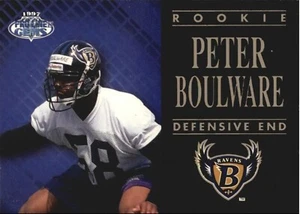 1997 Pro Line Gems Peter Boulware Rookie Football Card - Ravens - Picture 1 of 2