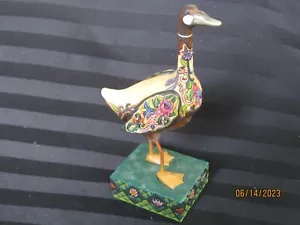 C-109 Heartwood Creek Jim Shore Goose Statuetta - Lady of the Lake #117148 - Foto 1 di 5