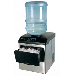Máquina de fabricación de hielo portátil para mesa de 33 libras/día para botella de agua de 5 galones - Imagen 1 de 9