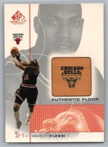 2000-01 SP Game Floor Edition Authentic Floor Marcus Fizer #FI (RC) - Picture 1 of 2